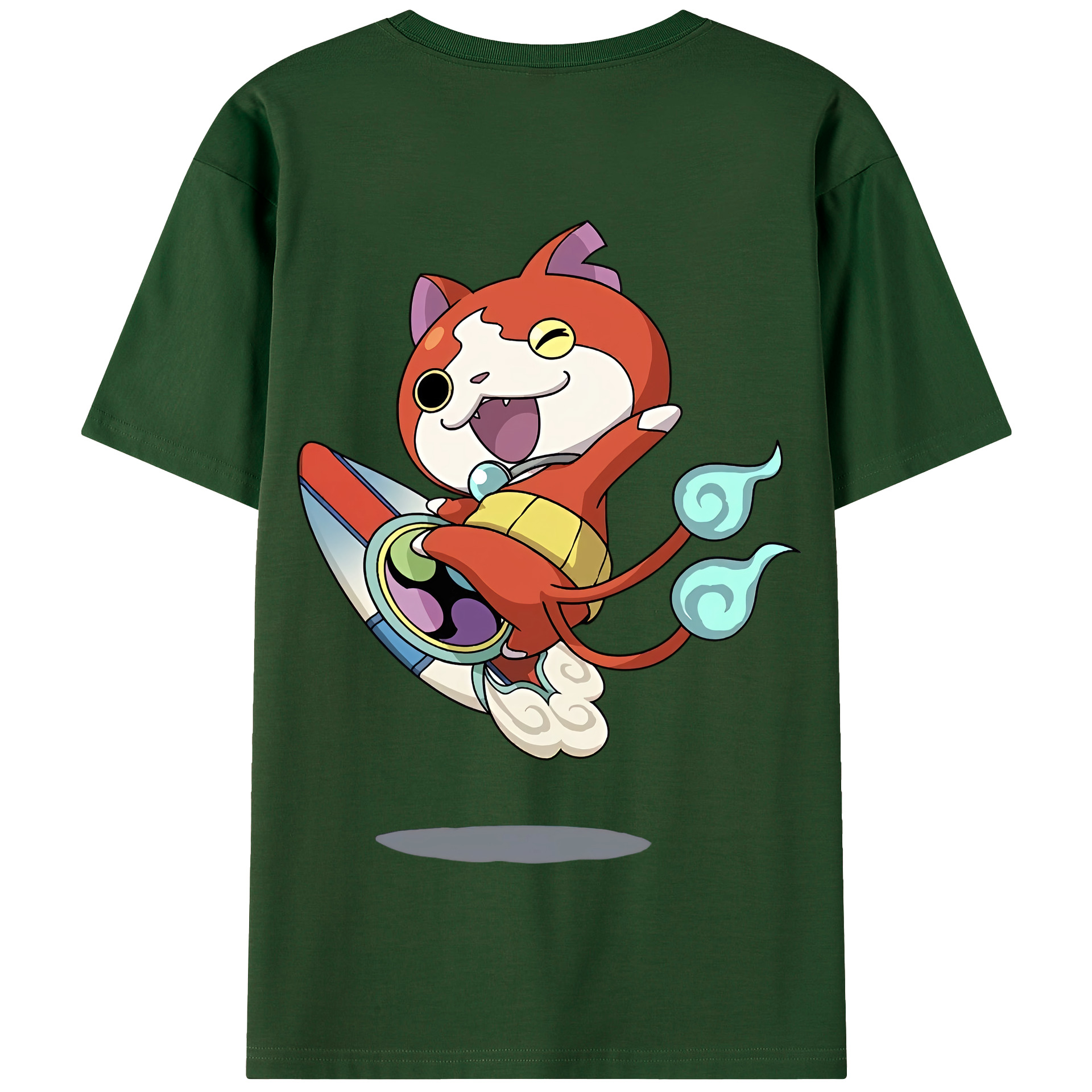 （画像用） 妖怪ウォッチ Yo-kai Watch 綿100％半袖Tシャツ（背面プリント）